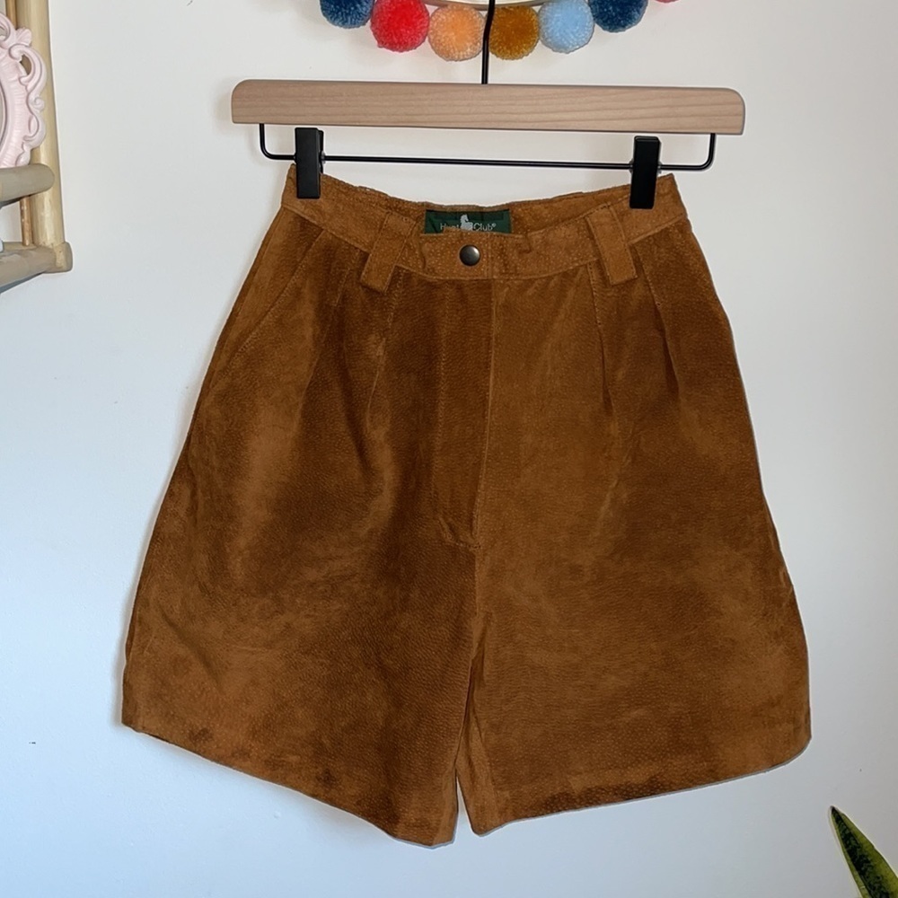 Vintage Hunt Club Leather Shorts